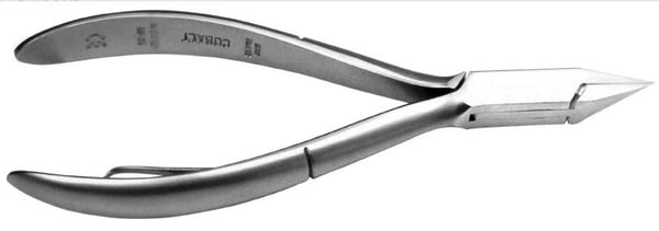 Tronchesi per unghie incarnite cop. in cobalto con chiusura  13 cm MI
