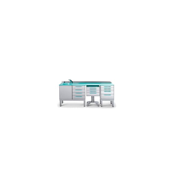 Mobili clinici serie Prestige: set di quattro moduli
