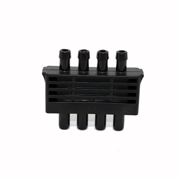 Connettori a quattro sezioni per apparecchiature per pressoterapia New Age