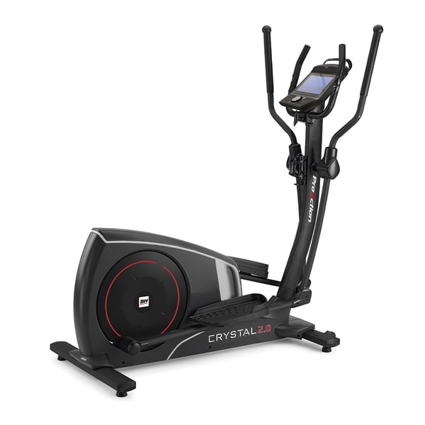 Ellittica multimediale Crystal 2.0 di BH Fitness: con schermo touch da 10