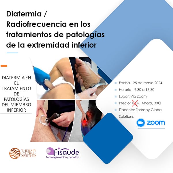 DIATERMIA A RADIOFREQUENZA NEI TRATTAMENTI DEGLI ARTI INFERIORI - VIA ZOOM - 25-05-2024