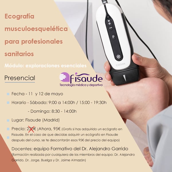 ECOGRAFIA MUSCOLO-SCHELETRICA PER OPERATORI SANITARI: ESAMI ESSENZIALI - DI PERSONA - 11 E 12 MAGGIO 2024