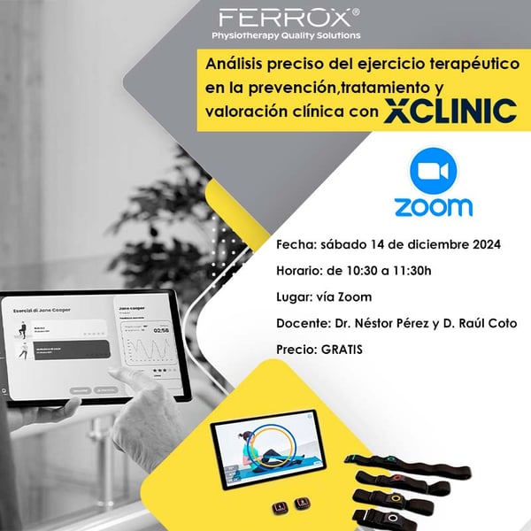 Analisi precisa dell'esercizio terapeutico nella prevenzione, nel trattamento e nella valutazione clinica con XCLINIC - ZOOM - 14-12-2024