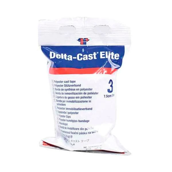 Benda sintetica rigida per immobilizzazione Delta-Cast Elite, 7,5 cm x 3,6 metri