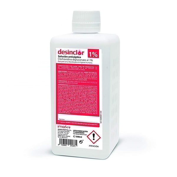 Desinclor - Soluzione di clorexidina 1% 500 ml