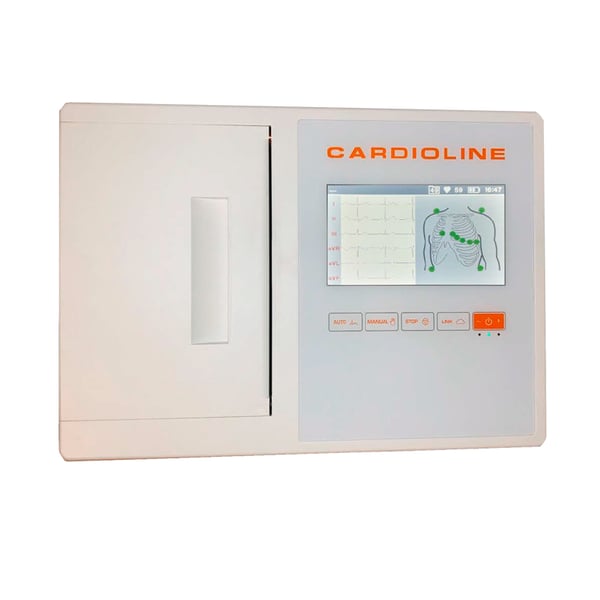 Elettrocardiografo Cardioline ECG 200 L: con 12 canali di stampa e interpretazione (Glasgow inclusa)