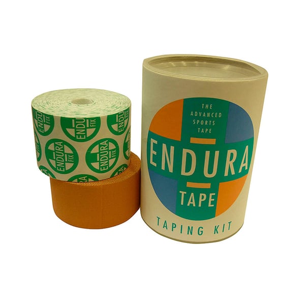 Kit Endura: nastro sportivo Endura 38 mm x 13,7 m + endura Fix 50 mm x 10 m per tecnica McConnell