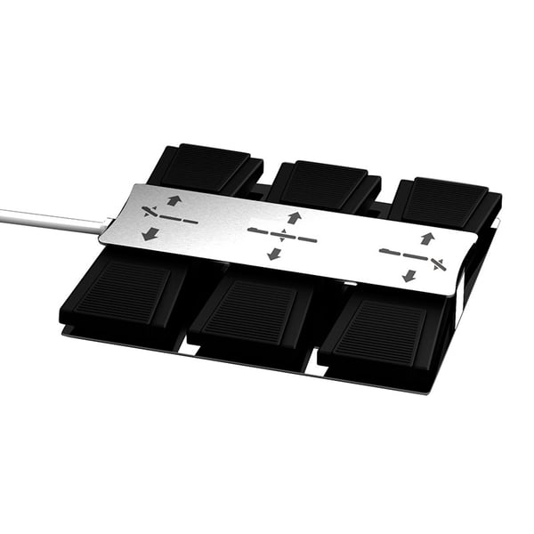 Comando a pedale Poltrone: Foot Controller 5 (per poltrone con cinque motori): Pulsante RST Function