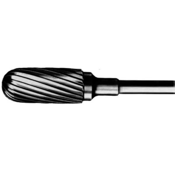 Fresa in carburo di tungsteno 1546: abrasione medio-fine. Ideale per rifinire la ruvidità delle unghie