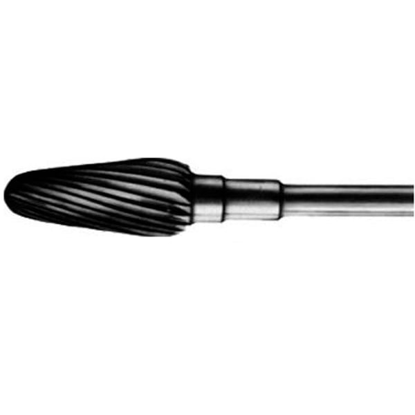 Fresa in carburo di tungsteno 1547: abrasione medio-fine. Ideale per rifinire la ruvidità delle unghie