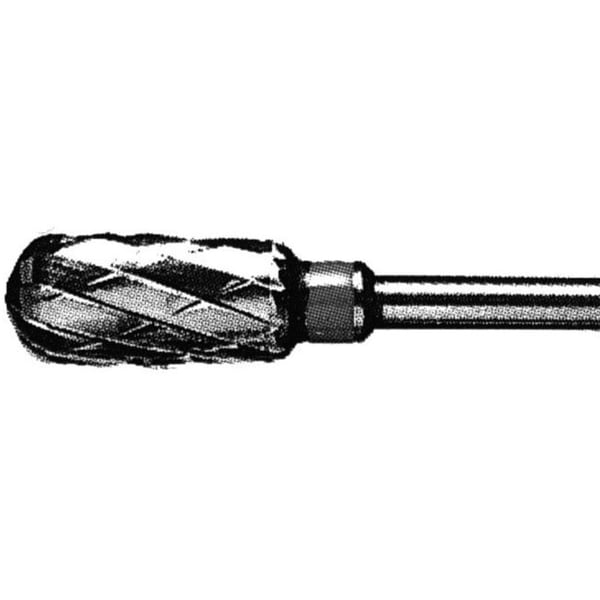 Fresa in carburo di tungsteno 1606: abrasione grossolana. Ideale per la molatura pesante e aggressiva delle unghie