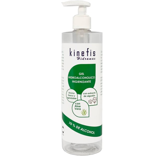 Kinefis Hidramax Gel Idroalcolico Igienizzante Profumato con aloe vera ed estratto di cotone 500ml