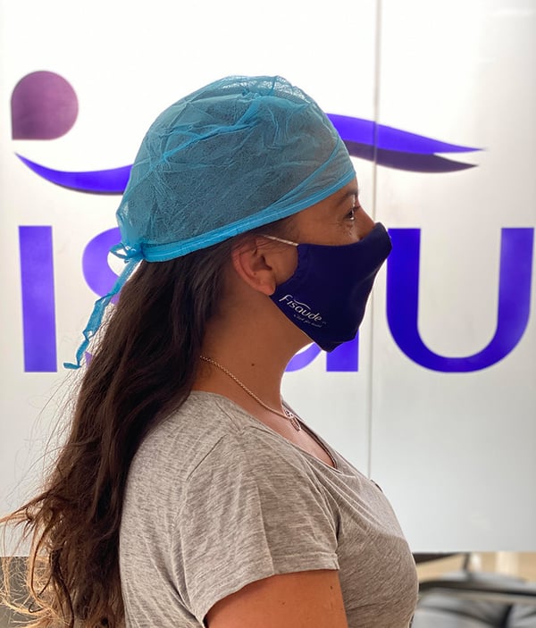 Cappelli di carta da chirurgo con nastri 100 unità