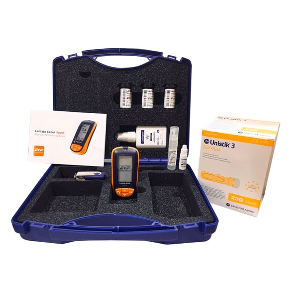 Kit da campo Lactate Scout SPORT. La misurazione all'aperto è molto più rapida, sicura e completa.