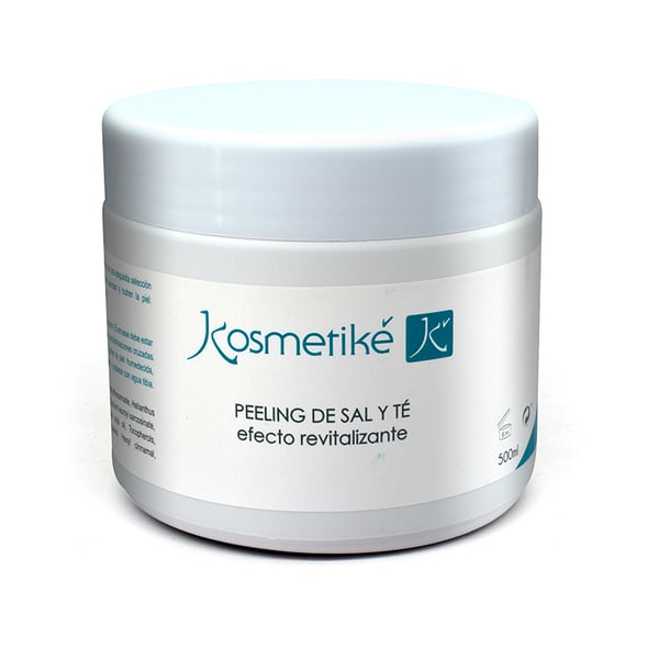 Peeling al sale Corpo e del tè professionale Kosmetiké 500 cc: Rivitalizzante Effetto