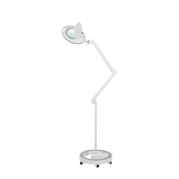 Lampada d'ingrandimento LED Mega+ a luce fredda con cinque ingrandimenti (base arrotolabile)