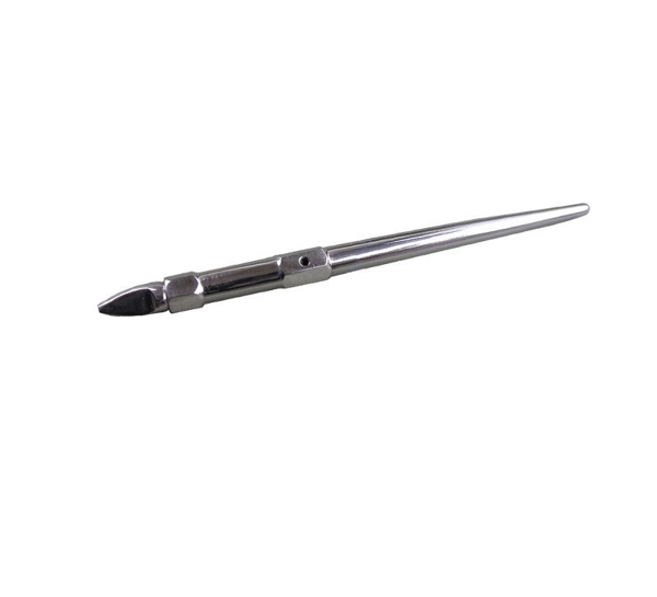 Manico intercambiabile per sgorbia con testa triangolare