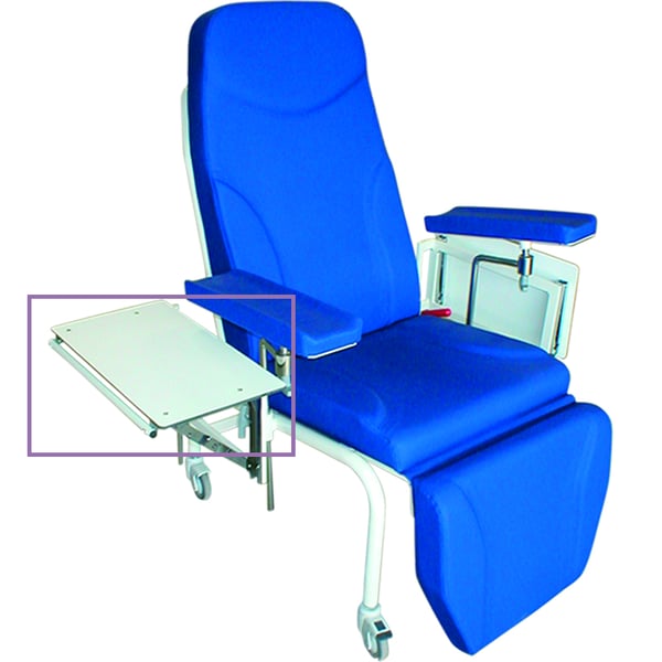 Tavolino in fenolico compatto per poltrone ad estrazione Eco