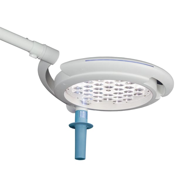 Lampada scialitica LED Mimled 1000 33W: 100.000 lux a un metro (diversi ancoraggi disponibili)