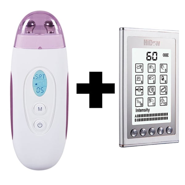 PACCHETTO RISPARMIO Salute: Elettrostimolatore AcuXPD-S Hidow Tens ed Ems + Mini radiofrequenza Globus RF Beauty