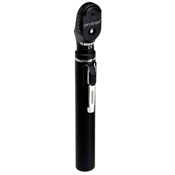 Oftalmoscopio sottovuoto Riester Pen-Scope 2.7V in sacchetto (colore nero)