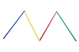 Pezzo di plastica per rendere forme piatte