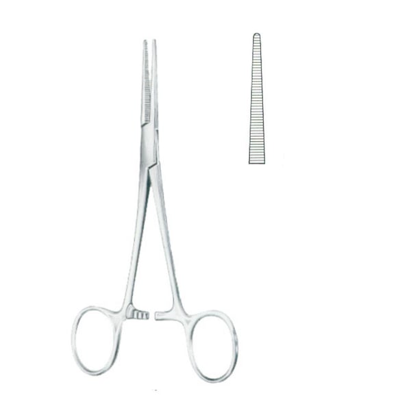 Pinza emostatica Crile Dritta Senza denti Kinefis 14 cm