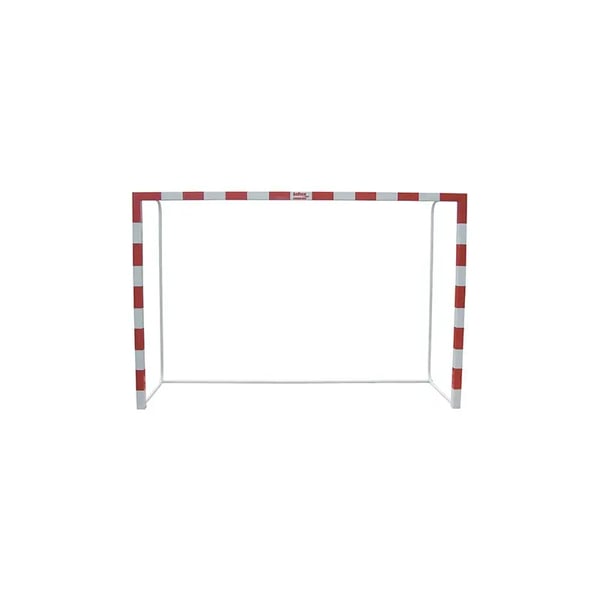 Set di obiettivi Futsal e pallamano Metallo trasportabile 80x80mm con base a tubo tondo