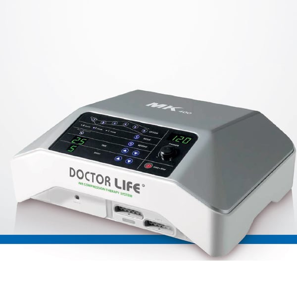 MK 400L Unità di pressoterapia a 6 camere con due gambali