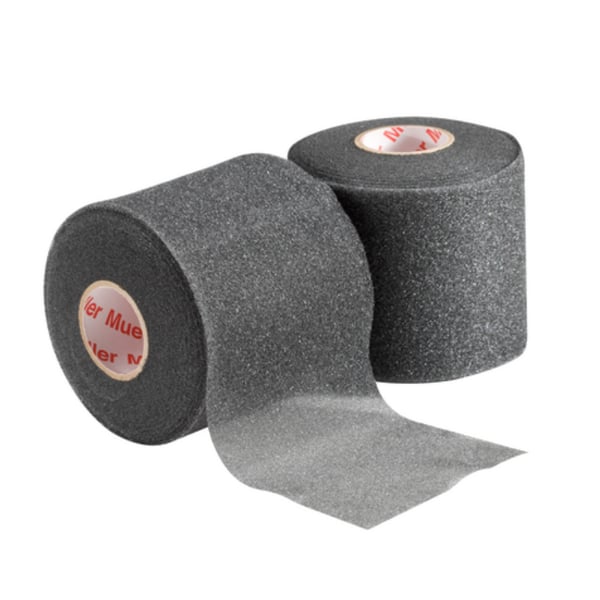 Nastro adesivo preformato in schiuma Mueller Big Bold MWrap® Big Black - 6,9 cm x 27,4 m, colore nero (confezioni singole, scatole da 12 e 48 rotoli)