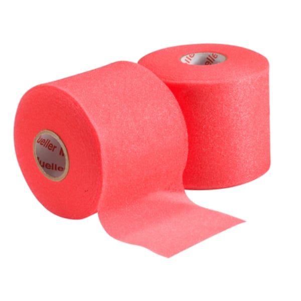Nastro adesivo preformato in schiuma Mueller Big Bold MWrap® Big Red - 6,9 cm x 27,4 m, colore rosso (confezioni singole, scatole da 12 e 48 rotoli)