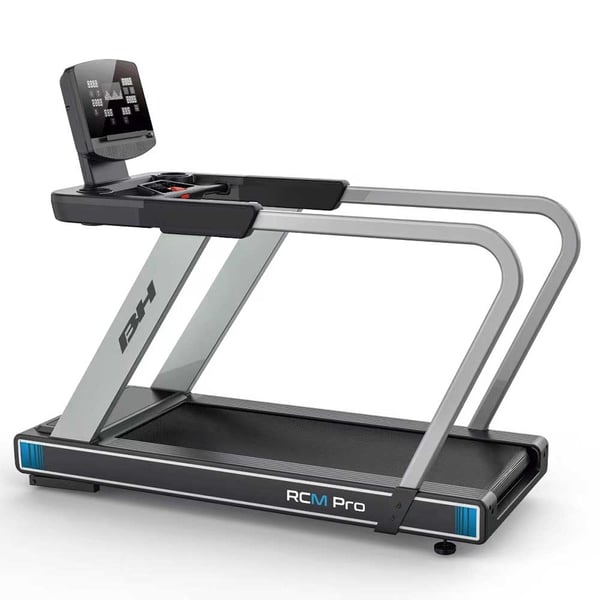 Tapis roulant RCM Pro MED BH Fitness: le sue sponde laterali lo rendono perfetto per scopi riabilitativi