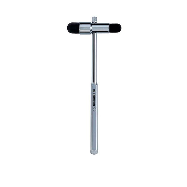 Martelletti da percussione Riester Buck, Manico Cromato con Ago e Pennello in confezione di PE