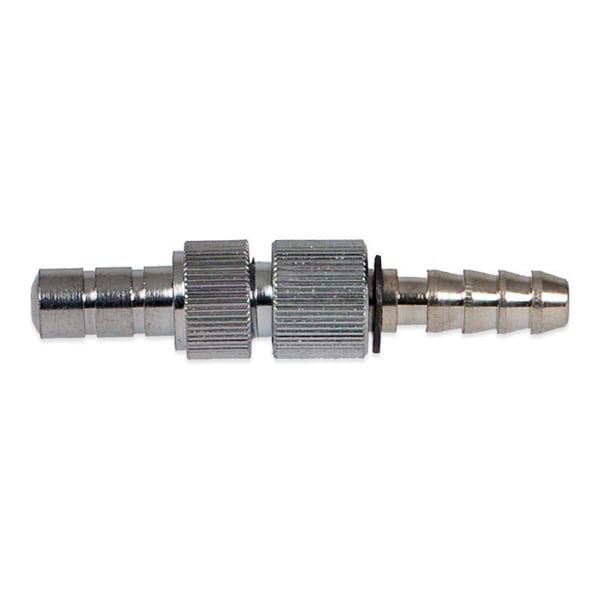 Raccordo per tubo Riester parte I (corto) e parte II (lungo), cromato lucido