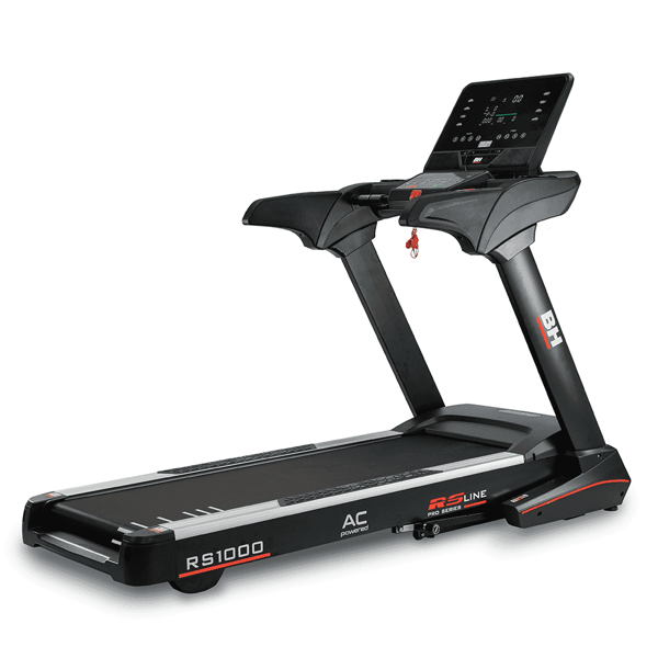 Tapis roulant BH Fitness RS1000: con motore AC e velocità massima di 22 km/h, un'ottima opzione per palestre e stanze con strutture di piccole dimensioni