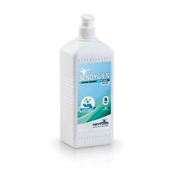 Sapone liquido Sendygien da un litro ad azione igienizzante con dosatore