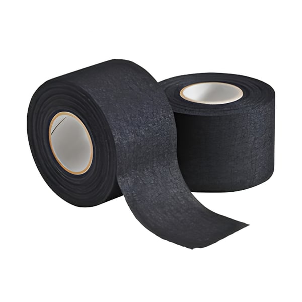 Nastro adesivo anelastico Mueller MTape® (nero) per bendaggi funzionali - Dimensioni: 3,8 cm x 9,1 m