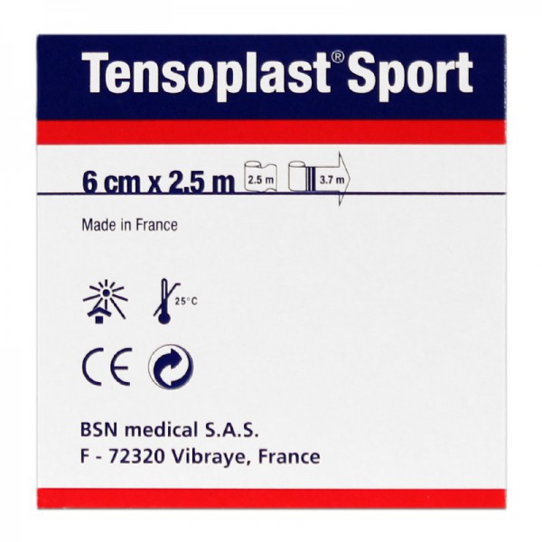 Tensoplast Sport 6 cm x 2,5 metri: Benda elastica adesiva porosa