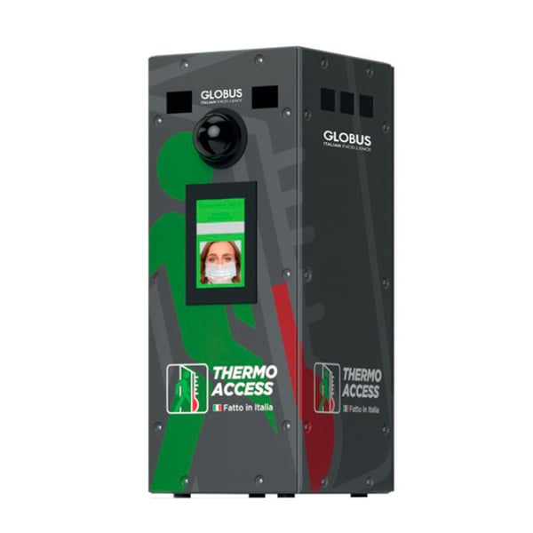 Controllo accessi Thermo Access Desk con rilevatore di temperatura corporea: dimensioni compatte e peso ridotto
