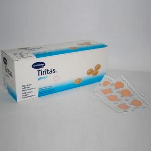 Cerotto di plastica rotondo 100 unità