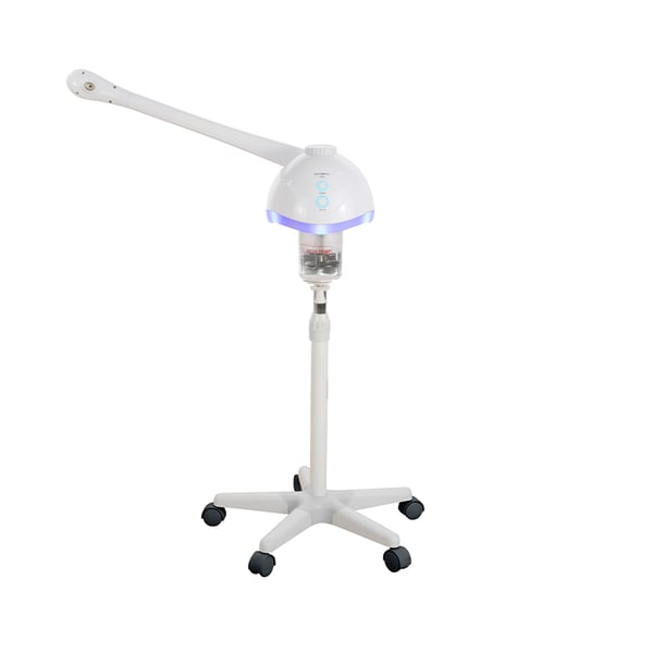 Vaporizzatore viso fresco con emissione di ozono e ioni e aromaterapia: trattamenti ideali per pelle, allergie e asma (capacità 0,9 litri)