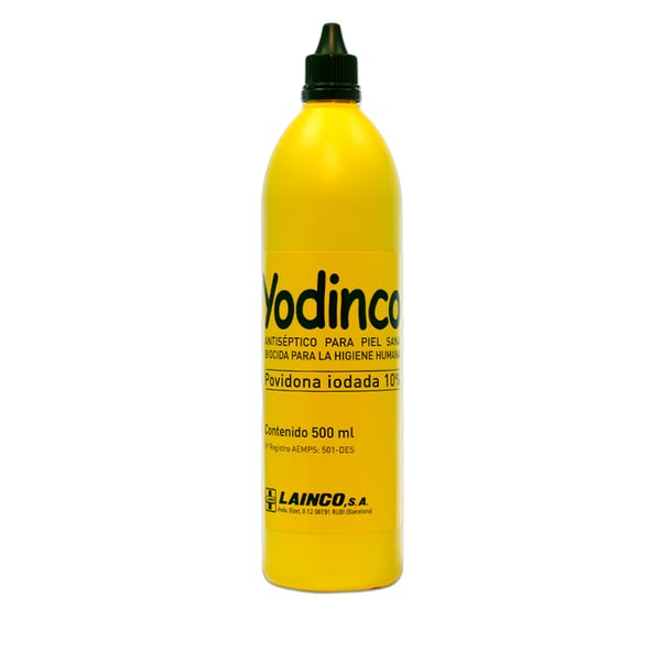 Povidone iodio Yodinco 500 ml: ideale per la disinfezione pre-chirurgica e pre-operatoria