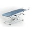 Lettino da visita ginecologica elettrico: tre corpi, tre motori, con rialzo dritto, Trendelenburg e ruote retrattili