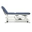 Barella elettrica per osteopatia: tre corpi, con schienale reclinabile negativo, portarotolo, cuffia facciale e ruote a scomparsa Barella elettrica per osteopatia: tre corpi, con schienale reclinabile negativo, portarotolo, cuffia facciale e ruote a scomparsa