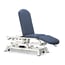 Barella elettrica per osteopatia: tre corpi, con schienale reclinabile negativo, portarotolo, cuffia facciale e ruote a scomparsa Barella elettrica per osteopatia: tre corpi, con schienale reclinabile negativo, portarotolo, cuffia facciale e ruote a scomparsa