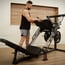 Macchina fitness Hack Squat / Leg Press 45º BH: per lavorare quadricipiti, muscoli posteriori della coscia e glutei in modo facile e confortevole per la schiena