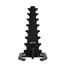 Porta manubri per uso domestico: BH Fitness Dumbbell Rack G505 con struttura solida e robusta.