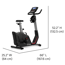 Cyclette Schwinn 180U con resistenza magnetica e Bluetooth