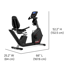 Cyclette reclinata Schwinn 280R con resistenza magnetica e Bluetooth Cyclette reclinata Schwinn 280R con resistenza magnetica e Bluetooth
