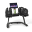 Porta manubri BowFlex SelectTech con ripiano per dispositivi multimediali Porta manubri BowFlex SelectTech con ripiano per dispositivi multimediali